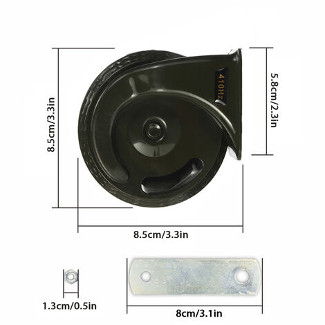 YIYIDA clacson per auto Car Horn clacson elettrico per auto 165db Trombe  Clacson acuti e bassi