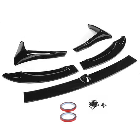 Labbro Spoiler Paraurti Anteriore Per BMW F30 F31 3 Serie M Sport 2012 2018 328i 335i 330i 320i Splitter Opacolucido Nerocarbonio - Foto 7