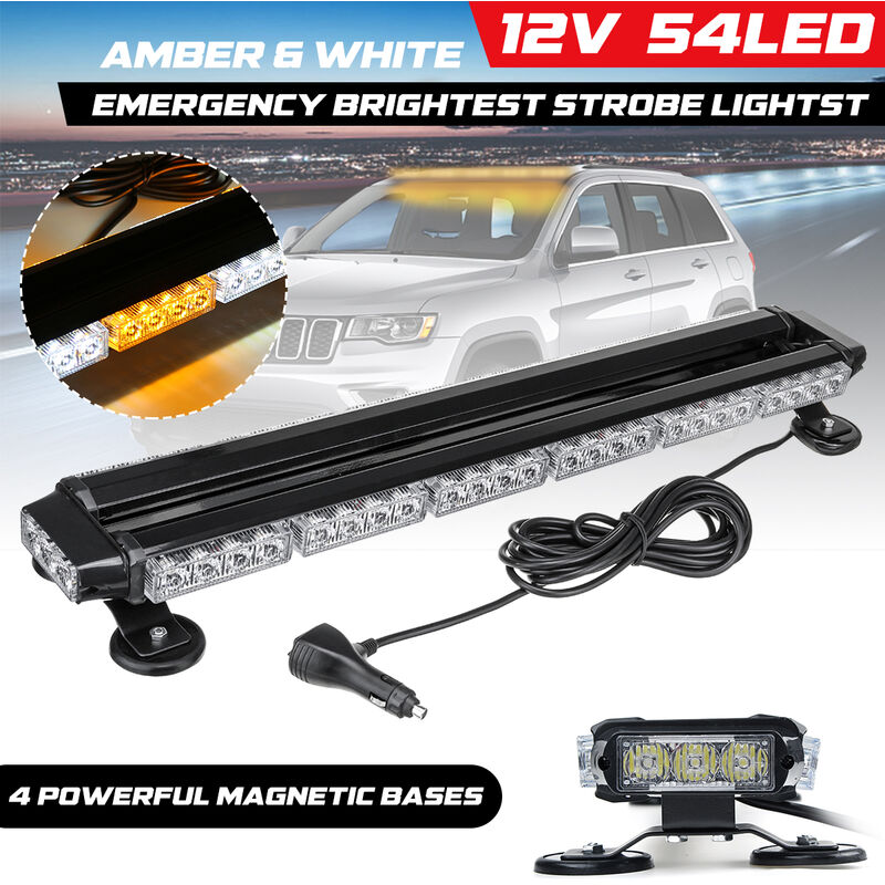 24 LED Auto Licht Bar Auto Lkw Strobe Blitz Scheinwerfer Arbeits  Beleuchtung Notfall Warnleuchten 12 V ATV SUV Boot Lkw Offroad Von 12,85 €