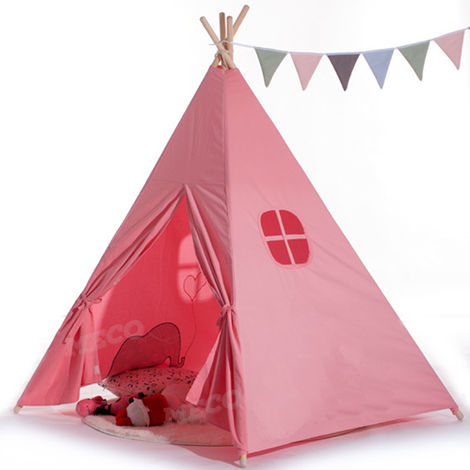 Kinder zelt Spielzelt Spielhaus Prinzessin Kinder Schlosszelt Rot Tent 