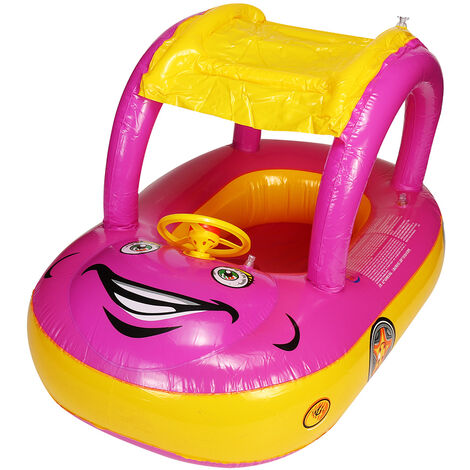 Aufblasbare Kinder Baby Kleinkind Schwimmbad schwimmen Sitz Float Boot Auto 