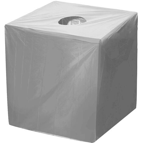 1000L Outdoor IBC Container Cover 120x100x116cm Silber