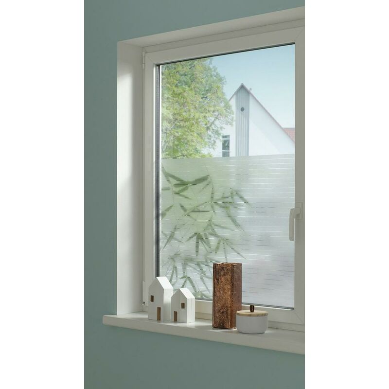 semitransparent Line cm Fensterfolie 25, ca. Größe 67,5x150