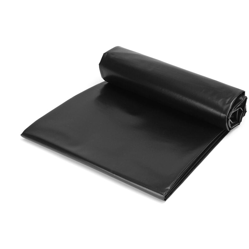 Bassin Poisson Doublure Membrane Imperméable Durable Plastique Noir Long