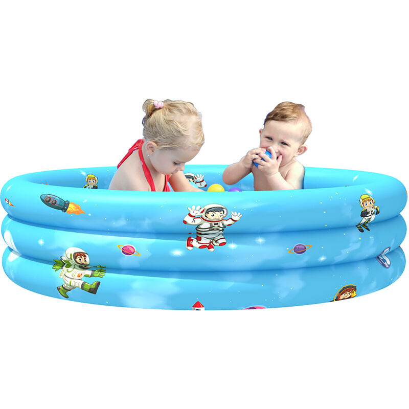 Piscine gonflable d'été pour bébé 61x15cm, bassin rond pour