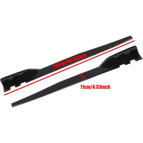 Kit Jupe Latérale Aérodynamique Avec Protecteurs Pour Ford Mustang Roush 2015‑2019 – Style Racing Et Protection Renforcée
