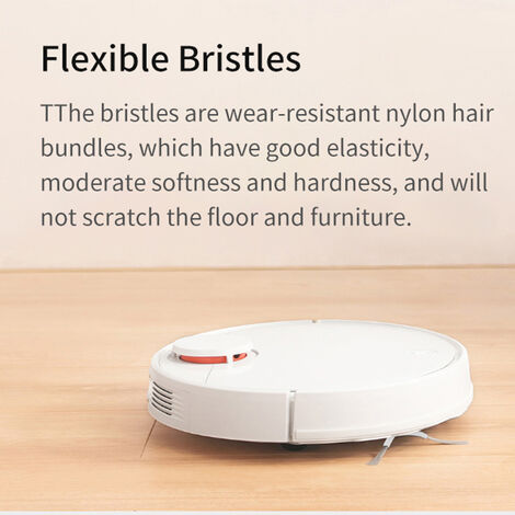 Brosses latérales d'origine 2 pièces pour Xiaomi Mijia STYTJ02YM 2 en 1 LDS Version de navigation Laser VIOMI V2 V2 Pro aspirateur