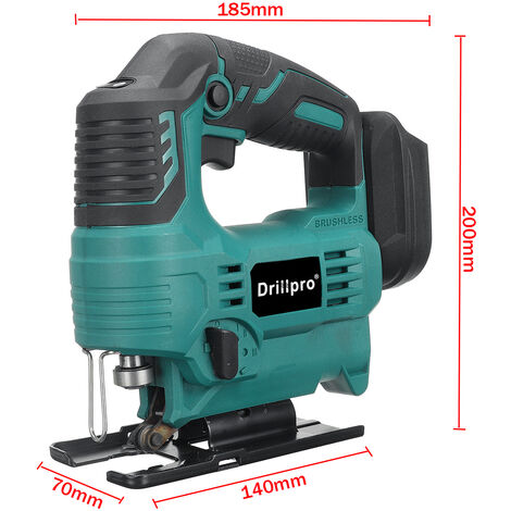 Scie Sauteuse Sans Fil Makita DJV180ZX - 18V LXT Avec 6 Lames - Poignée Supérieure, LED Et Changement Sans Outil
