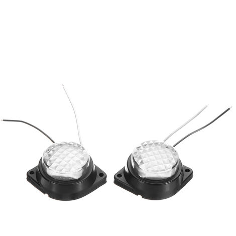2 Feux De Position Latéraux LED 24V Pour Camion/voiture - 4 LEDs Par Feu - Indicateur Latéral Pour Poids Lourds - 12