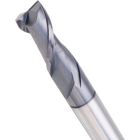 Drillpro 6mm HRC55 TiAlN 2 cannelures fraise en carbure de tungstène fraise outil CNC
