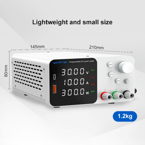 Akozon Bloc d'alimentation stabilisé CC DPS-305BM Alimentation électrique régulée en tension