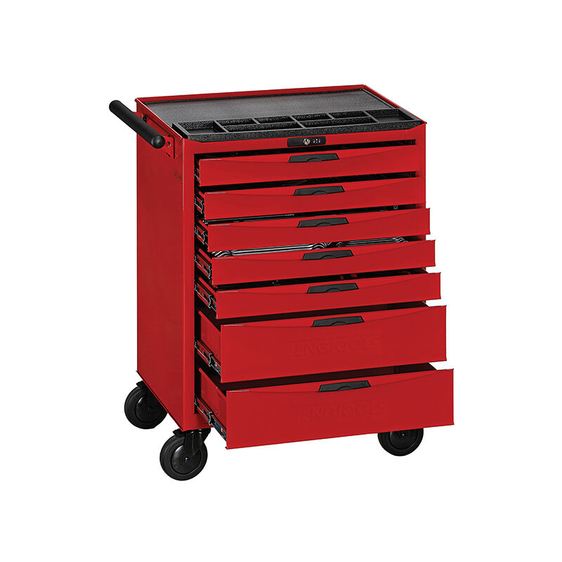 Portable Toolbox Tool Box Top Chest Cabinet Garage Storage Roll Cab Red New