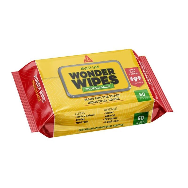 Everbuild Sika 780111 Wonder Wipes Biodegradable 60 EVBWIPEBIO
