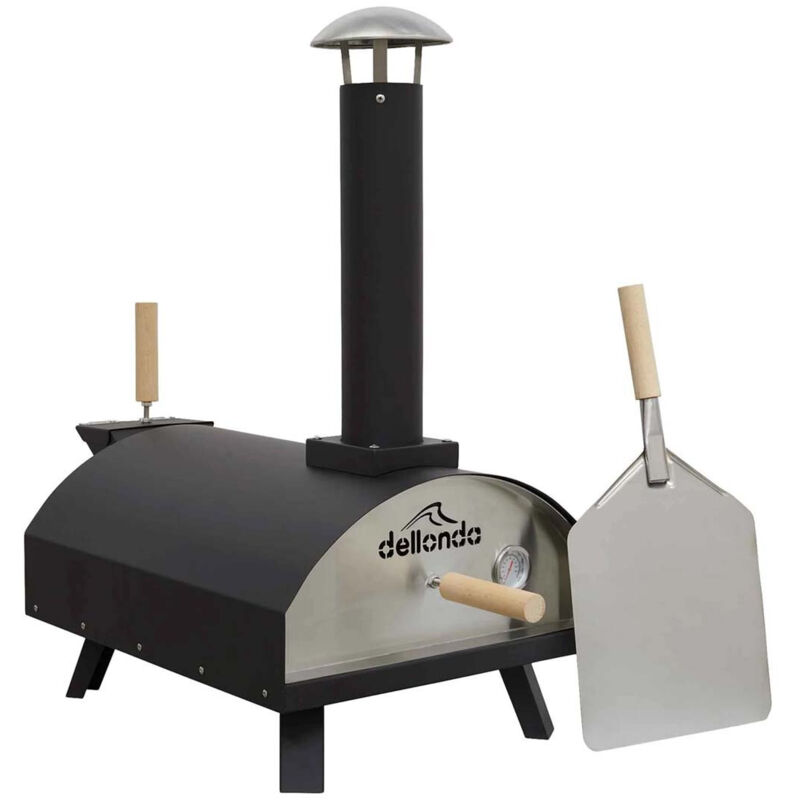 Sealey DG10 Dellonda Wood-Fired Pizza Oven 14"" - Black