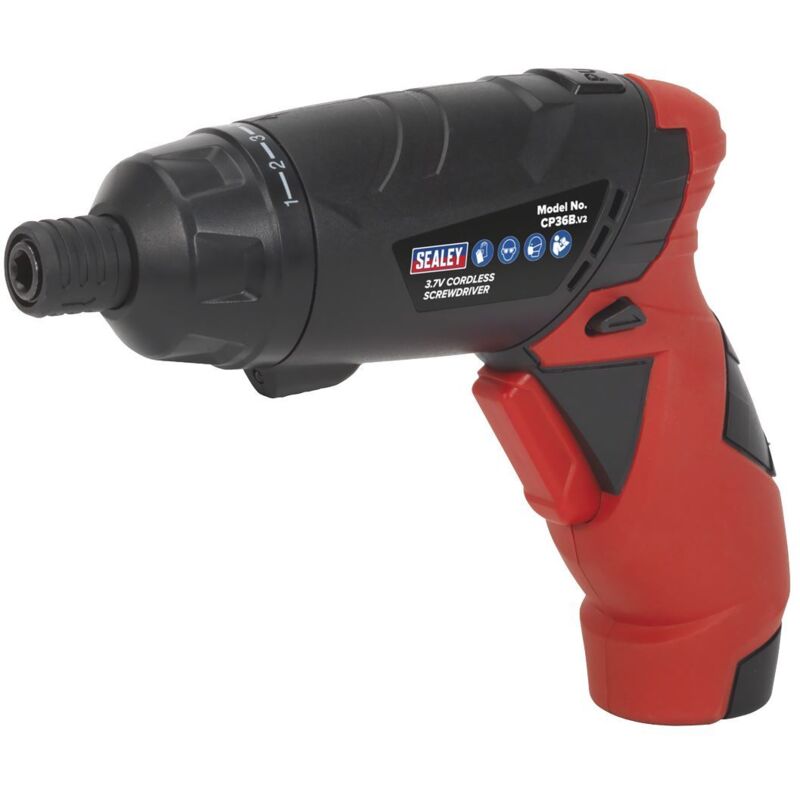 Sealey CP36B Cordless Screwdriver Set 3.6V 26pc
