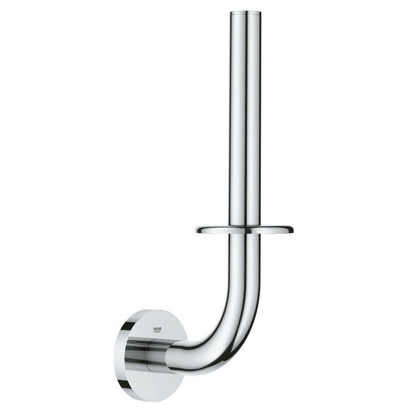 Grohe 40385 Essentials Chrome Spare Toilet Roll Holder Wall Mount