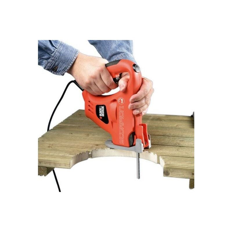 Black Decker KS890E Scorpion Hand Reciprocating Saw Jigsaw Wood