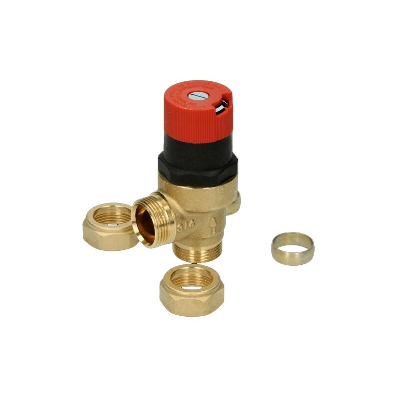 Honeywell Auto Bypass Valve 22mm DU145 Angled