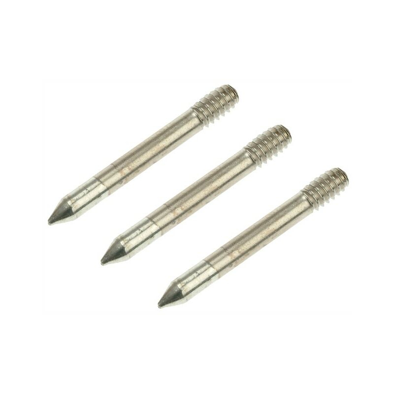 Weller WELMT1 Nickel Plated Cone Shaped Tips X3 for SP Series Soldering Iron