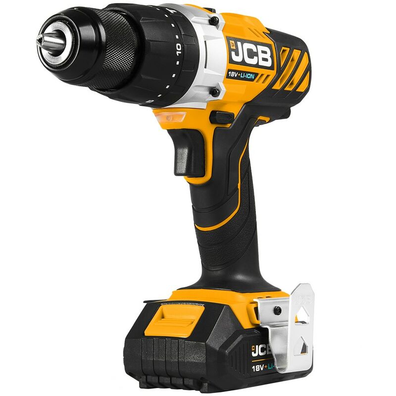 JCB 18TPK-2 18v Cordless Combi Hammer Drill & Impact Driver Twin Pack