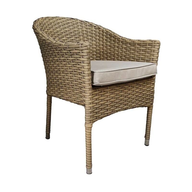 Signature Weave Darcey Wicker Stacking Garden Dining Chair & Cushions