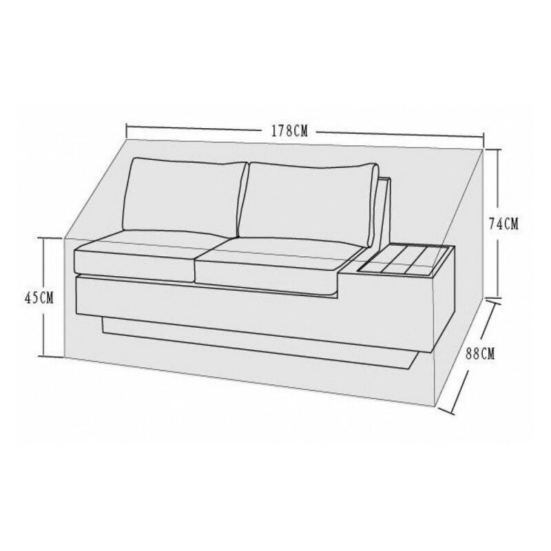 Signature Weave Mauritius Corner Sofa Set Furniture Cover Outdoor Sofa