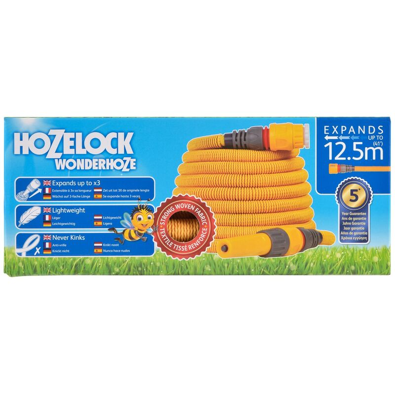 Hozelock 2436R0000 2436 60m Metal Pro Hose Cart & 30m of 12.5mm Hose  HOZ2436