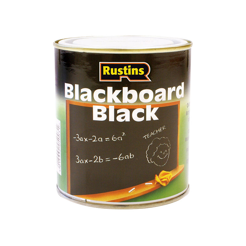 Rustins BLAB1000 Quick Dry Blackboard Black 1 litre RUSQDBB1L