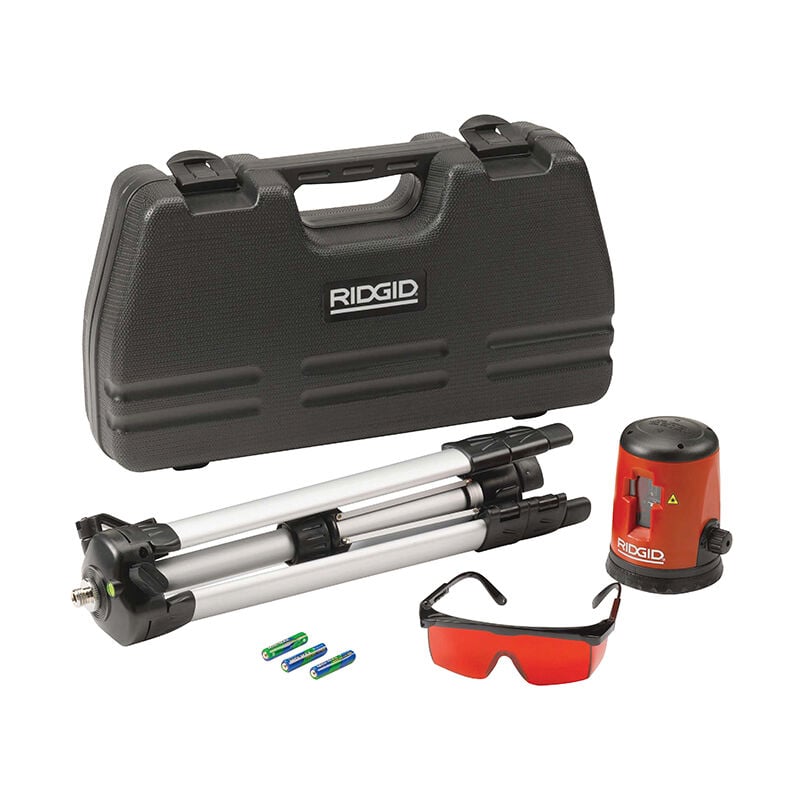RIDGID 38758 CL-100 Micro Self-Levelling Cross Line Laser 38758 RID38758