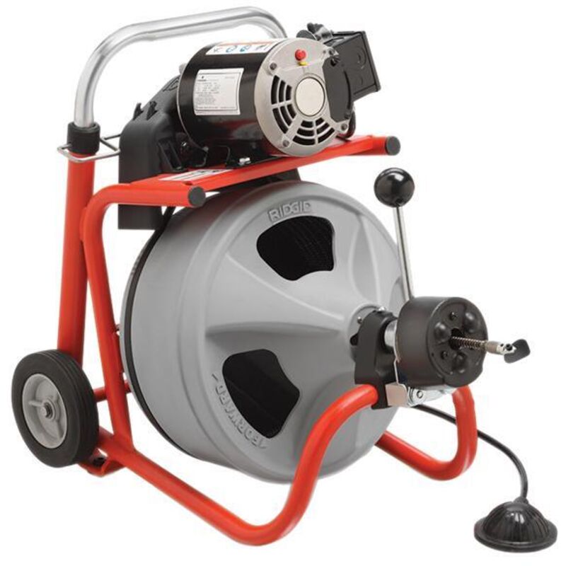 RIDGID 28098 K400 AUTOFEED Drum Machine with C32IW (Integral Wound