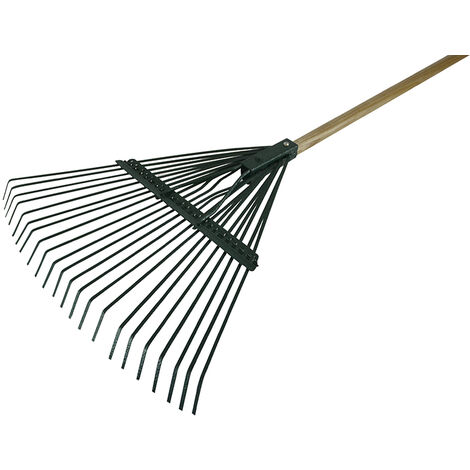 Faithfull RI10-CRSLRWH22FT Countryman Leaf Rake 22 Flat Tines FAICOULRF