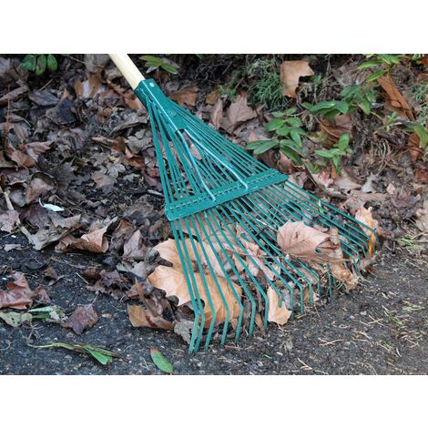 Faithfull RI10-CRSLRWH22FT Countryman Leaf Rake 22 Flat Tines FAICOULRF