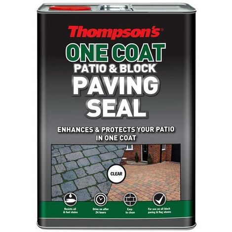 Ronseal 35273 Thompsons One Coat Patio & Block Paving Seal 5 litre RSLTOCPS5L (1/4)