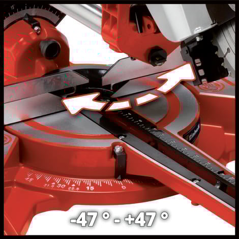 Einhell Sliding Mitre Saw Crosscut 210mm 1800W Drag TC-SM 2131/1 Dual Bevel 240v
