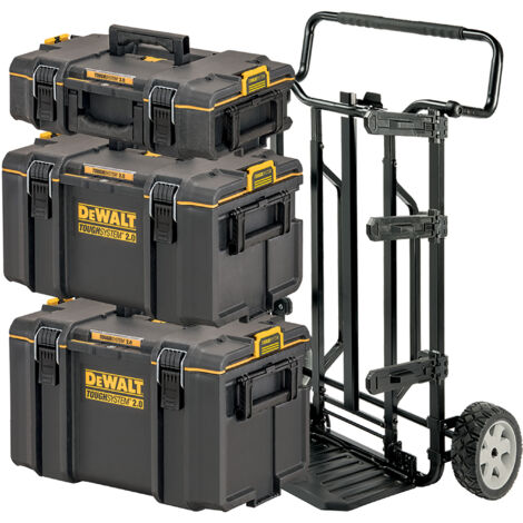 Dewalt DWST83442-1 4 in 1 Toughsystem 2.0 Stackable Carry Case Tool Box Trolley (1/5)