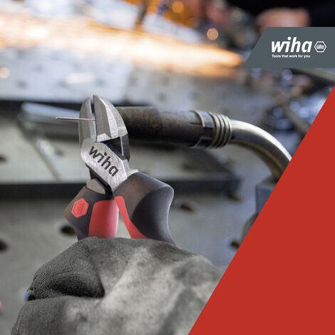 Wiha Industrial diagonal cutters with DynamicJoint® 180 mm, 7" (43461)