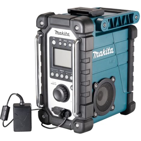 Makita DMR116 Site Radio Blue Lithium AM FM 7.2- 18v 240v + G Series Battery