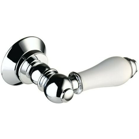 Bristan W CL3 G WHT Cistern Traditional Lever 3 Gold & White Toilet Flush Handle