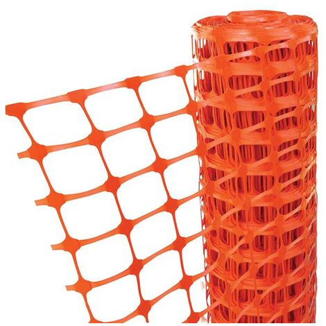 Faithfull 0950-ORANGE-4KGTB Orange Barrier Fencing 1m x 50m FAIBARRIER (1/2)