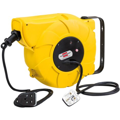 Brennenstuhl Auto Cable Reel 240V 13A 1-Socket 16+2m Rubber-neoprene Cable
