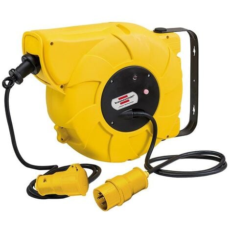 Brennenstuhl Auto Extension Cable Reel 110V 9+2m 16A 1 Socket BRE013110