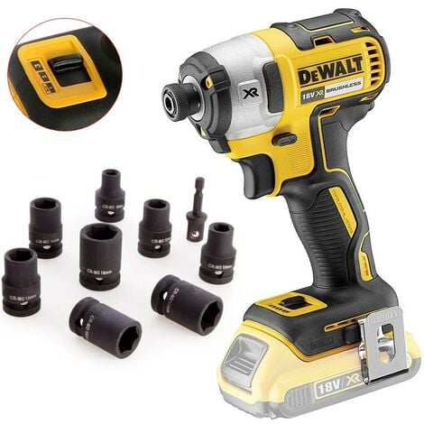 Dewalt dcf887n xr 18v deals 3 speed bl impact driver