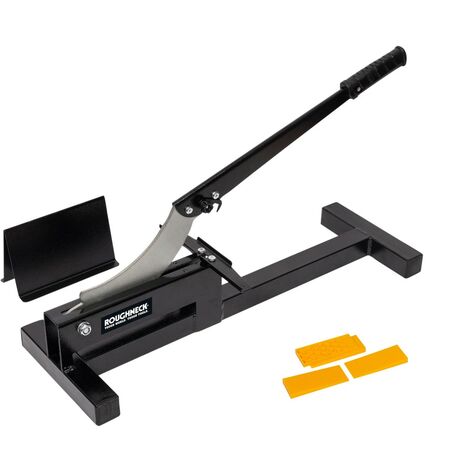 Roughneck ROU36010 Laminate Flooring Cutter and x48 Floor Expansion Gap Spacers (1/4)
