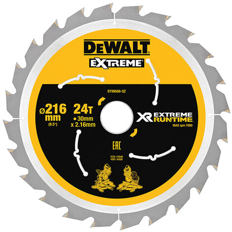 Dewalt DT99568-QZ XR FlexVolt Circular Saw Blade 216mm 24 Tooth DCS777 Mitre Saw