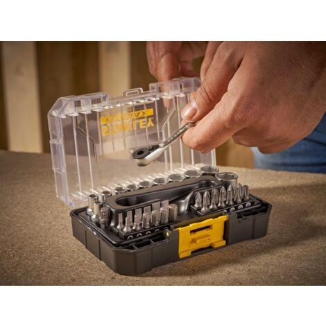 Stanley FATMAX 1/4 Inch PRO-STACK 37pc Socket Set TSTAK FMMT19101-0 STA019101