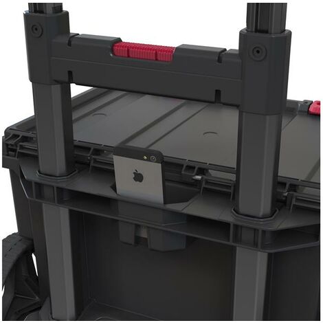 Keter Stack N Roll Modular Wheeled Tool Box Case Organiser Set KETSNRMOD 250927