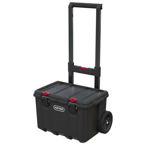 Keter Roc 251493 Stack N Roll Tool Box Case Wheeled Cart KETSNRCART