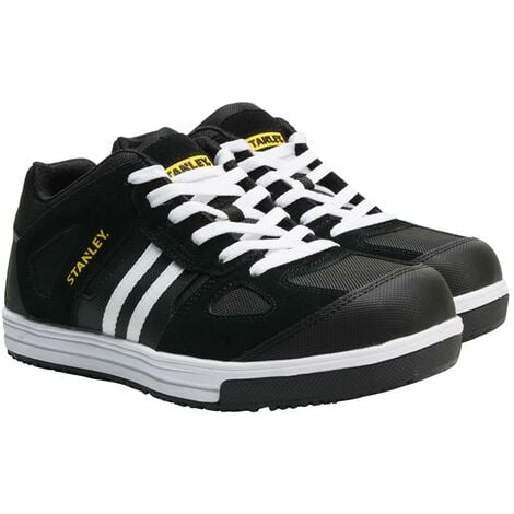 Stanley STA20051-110 Cody Safety Trainers Black/White Stripe UK 7 EUR 41