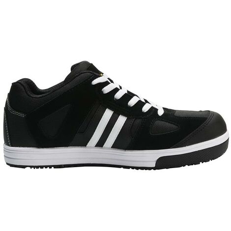 Stanley STA20051-110 Cody Safety Trainers Black/White Stripe UK 7 EUR 41