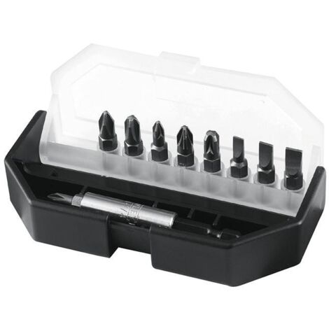 Stanley 1-68-734 Slotted/Phillips/Pozidriv Insert Bit Set, 10 Piece STA168734 (1/3)